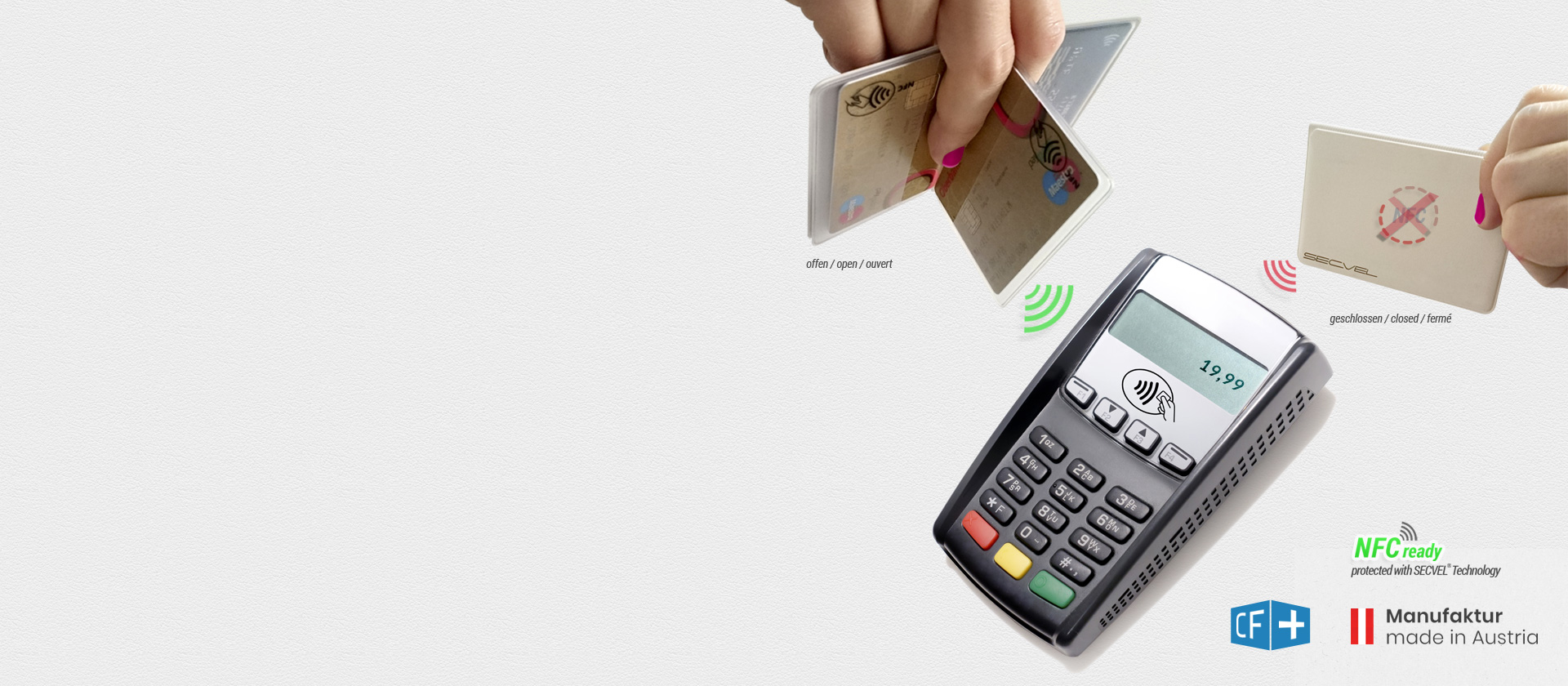 Card protection wallet CF+