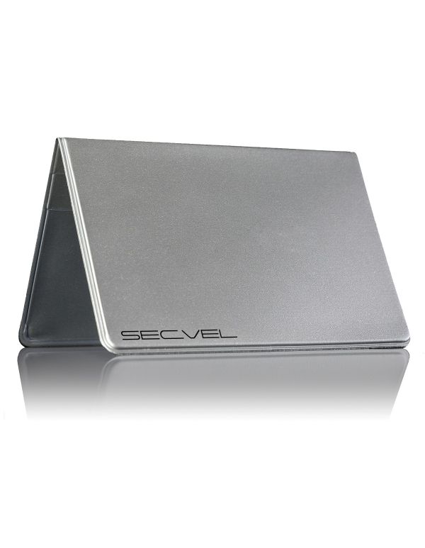 Card protection wallet Classic Edition Silver grey