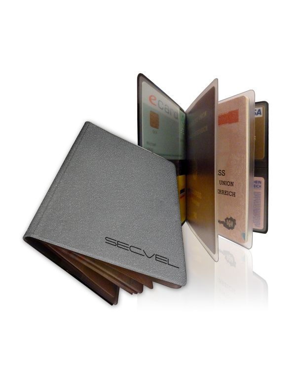 SECVEL LeNOUVEAU et AME´LIORE´ Étui de carte bancaire premium edition Dusky protection RFID/NFC et champs magnétiques 